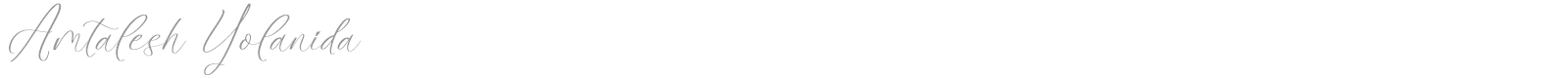 Amtalesh Yolanida font preview